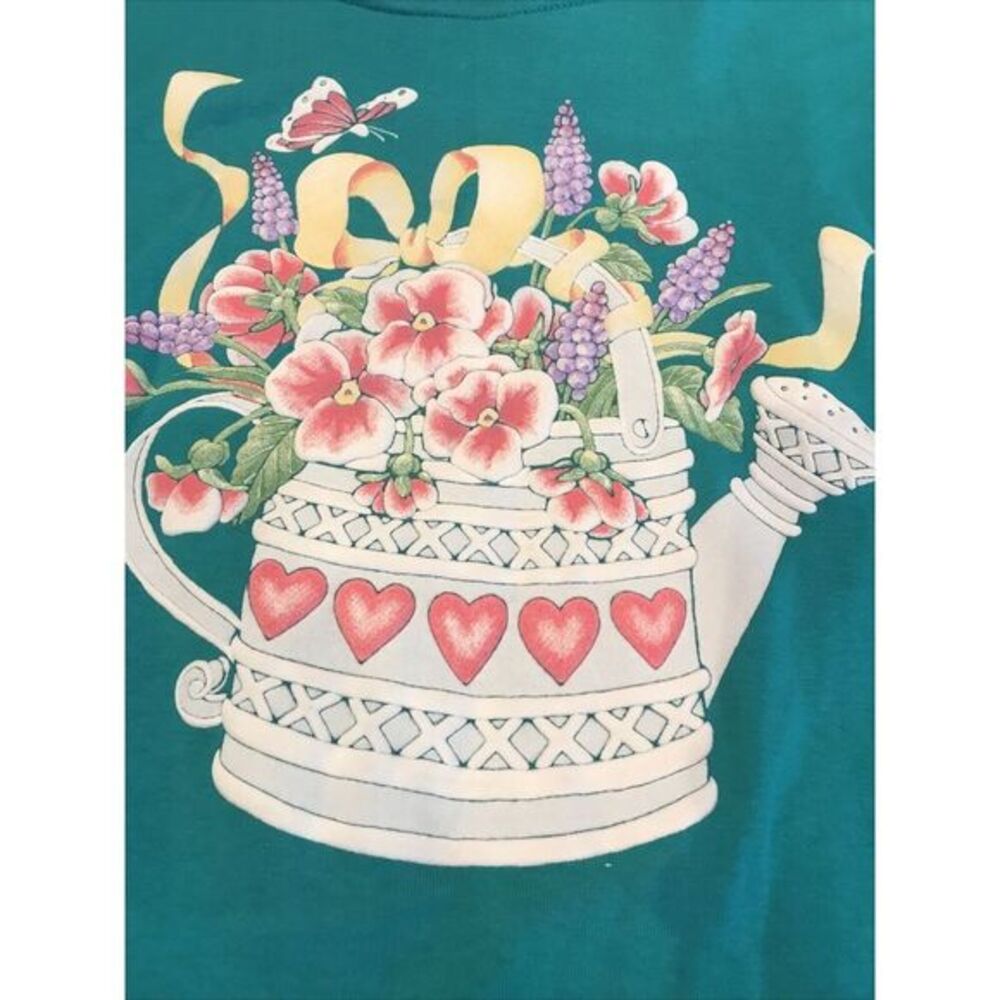 Vintage Plant T shirt Women's XL Gardening 90's single stitch Killen Time Tag - Picture 2 of 7